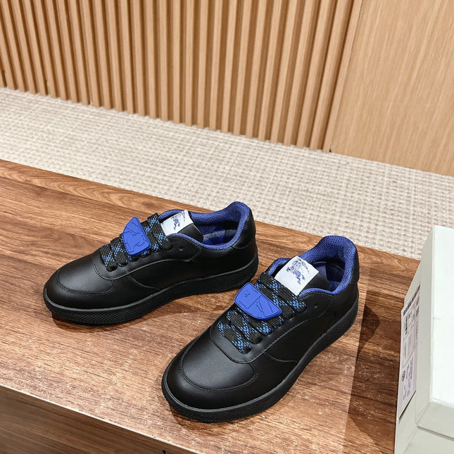 BURBERRY 26S SNEAKERS IN BLACK CALFSKIN