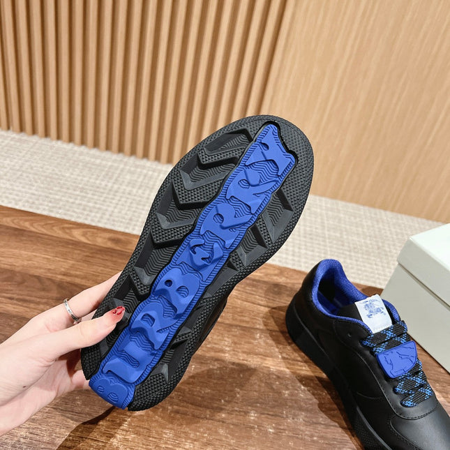 BURBERRY 26S SNEAKERS IN BLACK CALFSKIN