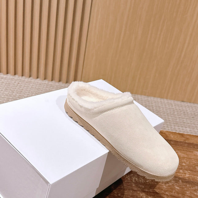 ALO 25S BIRKENSTOCK CLOGS IN CREAM WHITE SUEDE