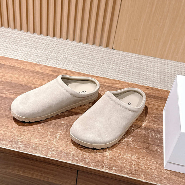 ALO 25S MULE IN SOFT BEIGE SUEDE