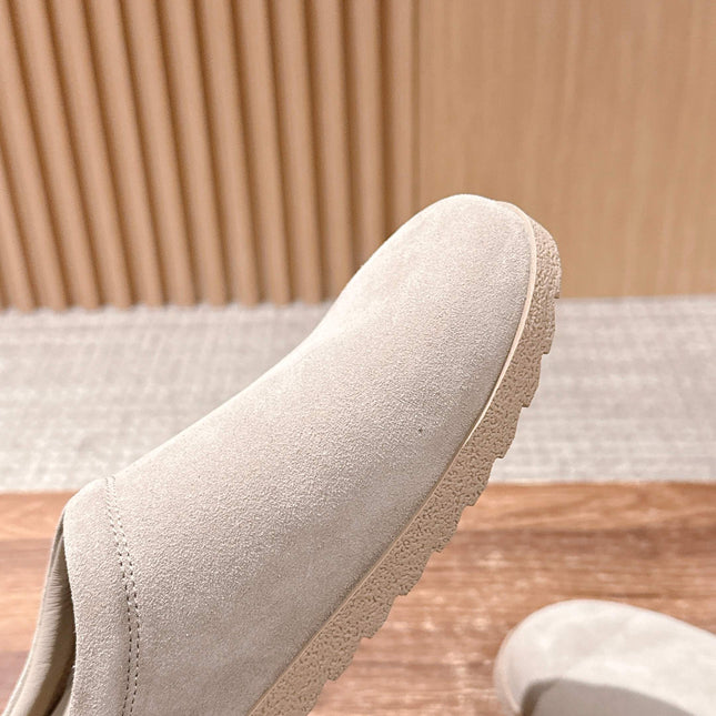 ALO 25S MULE IN SOFT BEIGE SUEDE