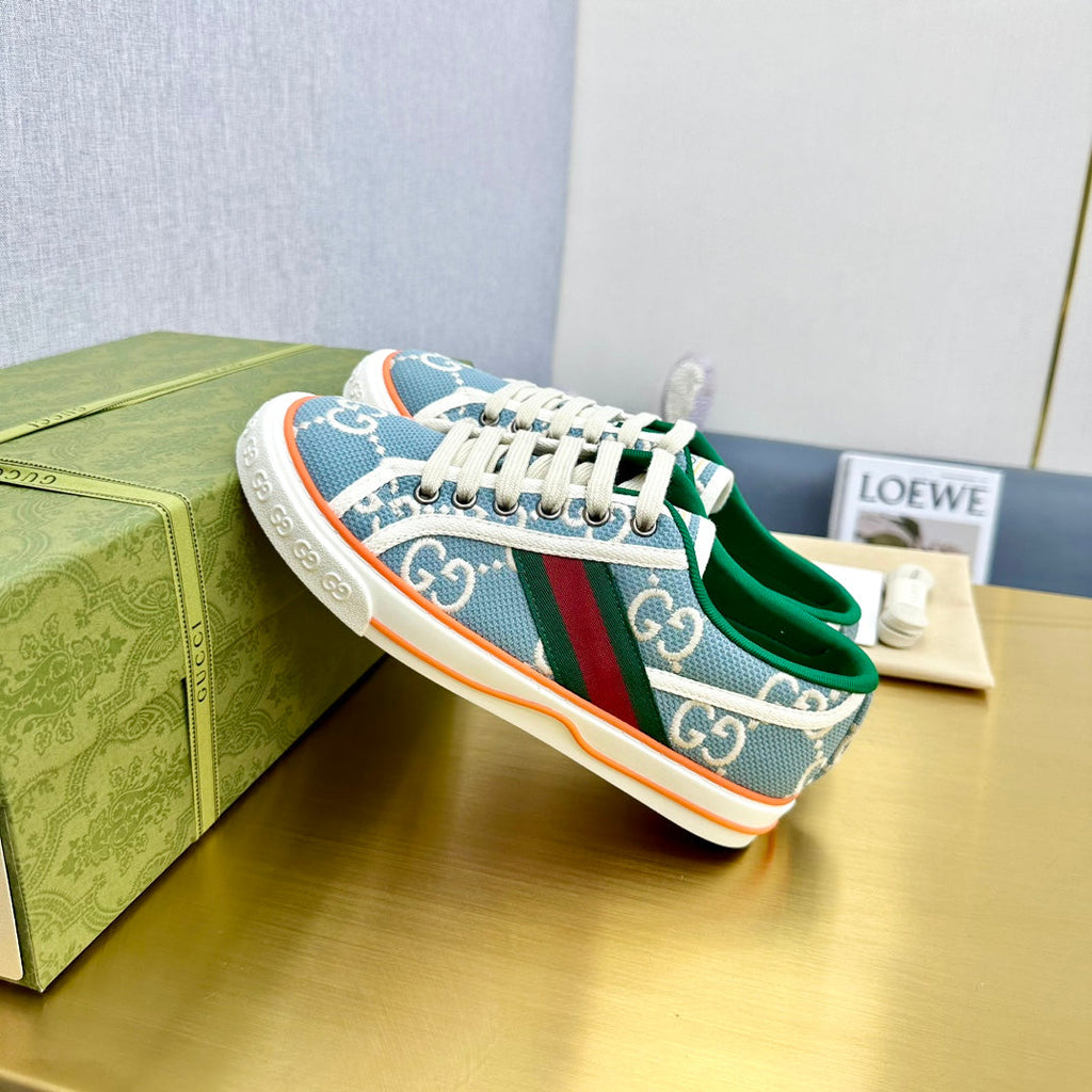 GG TENNIS 1977 TRAINER BLUE CANVAS