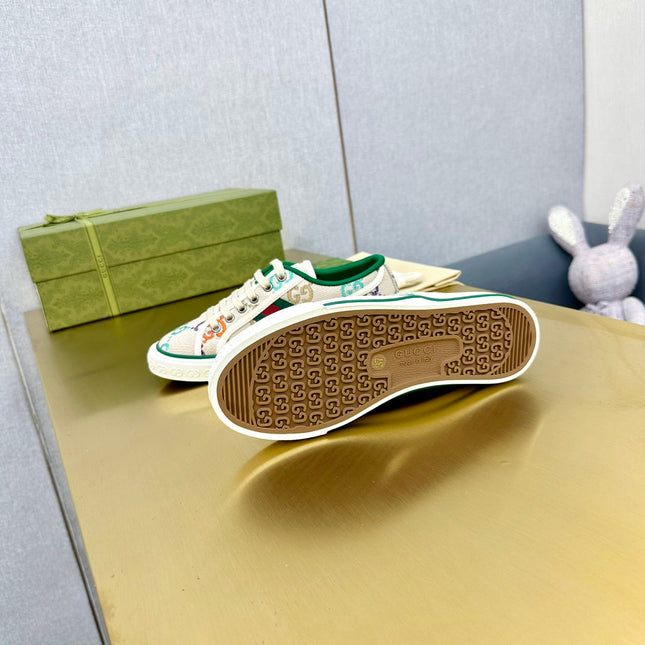 GG TENNIS 1977 TRAINER LIGHT GRAY CANVAS