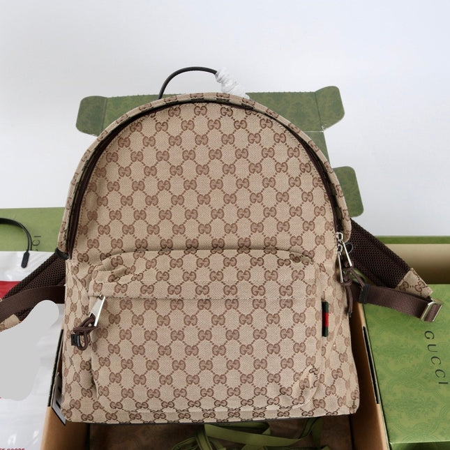 GUCCI 26S BACKPACK 36 IN BEIGE CANVAS