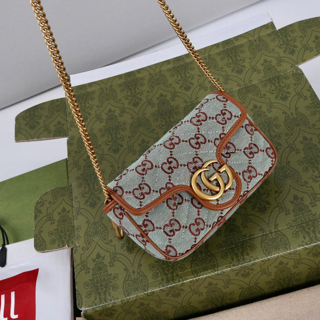 GUCCI 26S GG MONOGRAM 16 IN BEIGE CANVAS