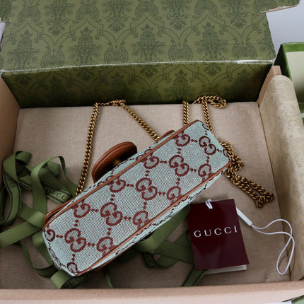 GUCCI 26S GG MONOGRAM 16 IN BEIGE CANVAS
