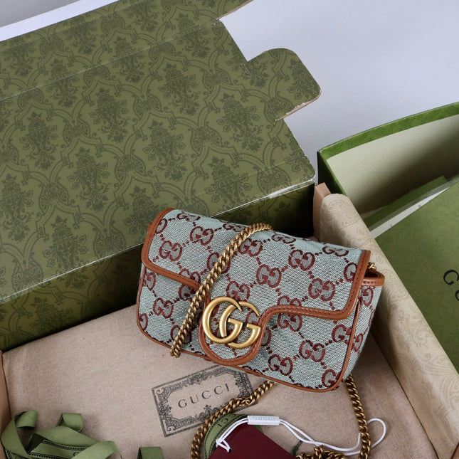GUCCI 26S GG MONOGRAM 16 IN BEIGE CANVAS