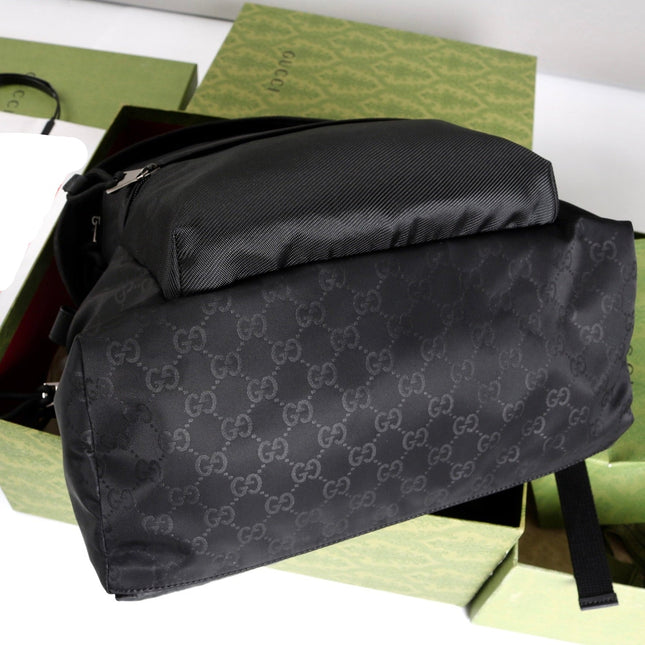 GUCCI 26S BACKPACK 36 IN BLACK FABRIC