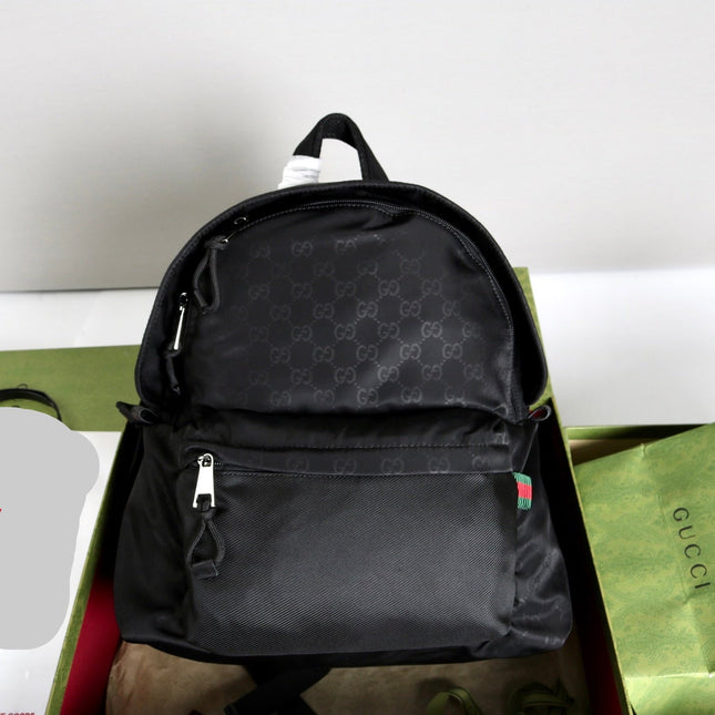 GUCCI 26S BACKPACK 36 IN BLACK FABRIC