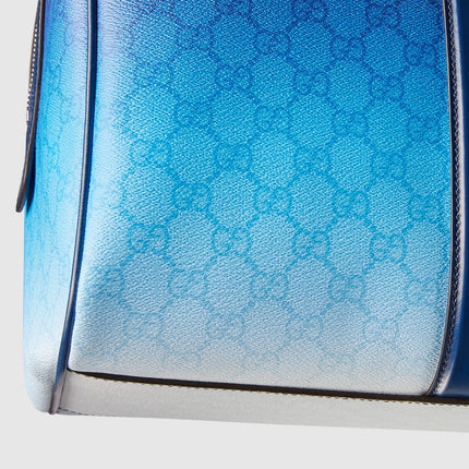 GUCCI 26S DUFFLE BAG 30 IN BLUE GRADIENT CANVAS