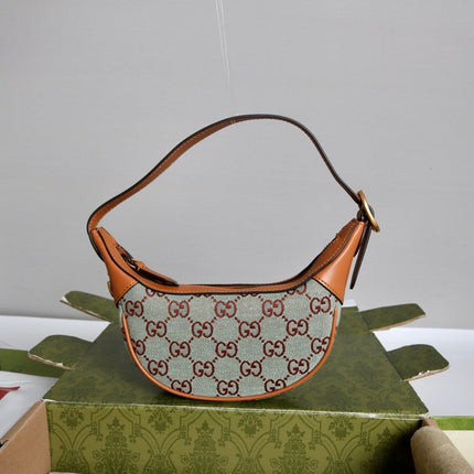 GUCCI 26S HOBO BAG 20 IN BEIGE CANVAS