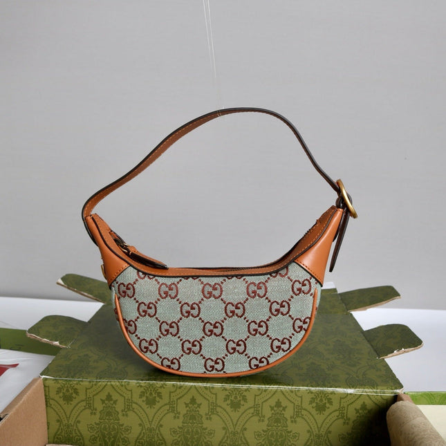 GUCCI 26S HOBO BAG 20 IN BEIGE CANVAS