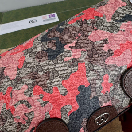 GUCCI 26S BOSTON BAG 25 IN MULTICOLOR CANVAS STYLE 1