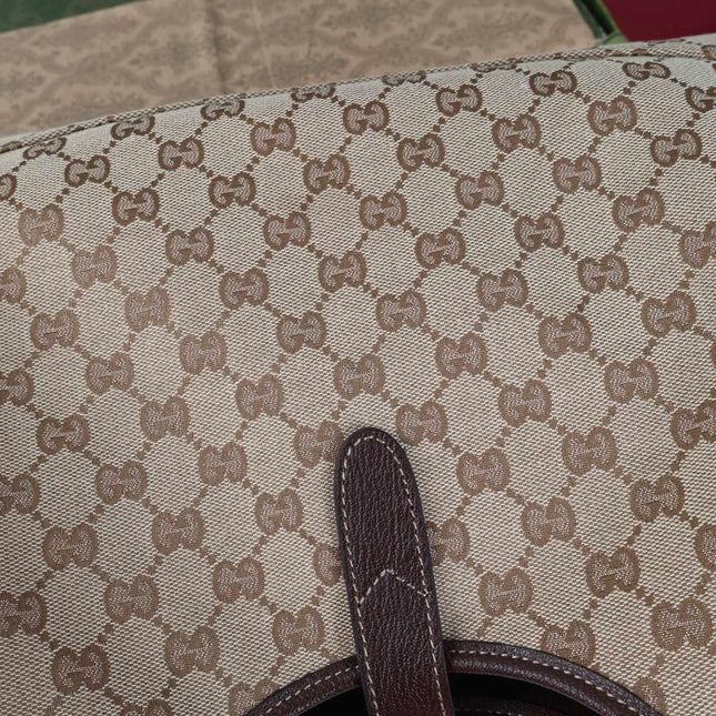 GUCCI 26S TOTE BAG 26 IN BEIGE CANVAS