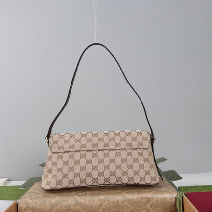 GUCCI 26S SHOULDER BAG 31 IN BEIGE CANVAS