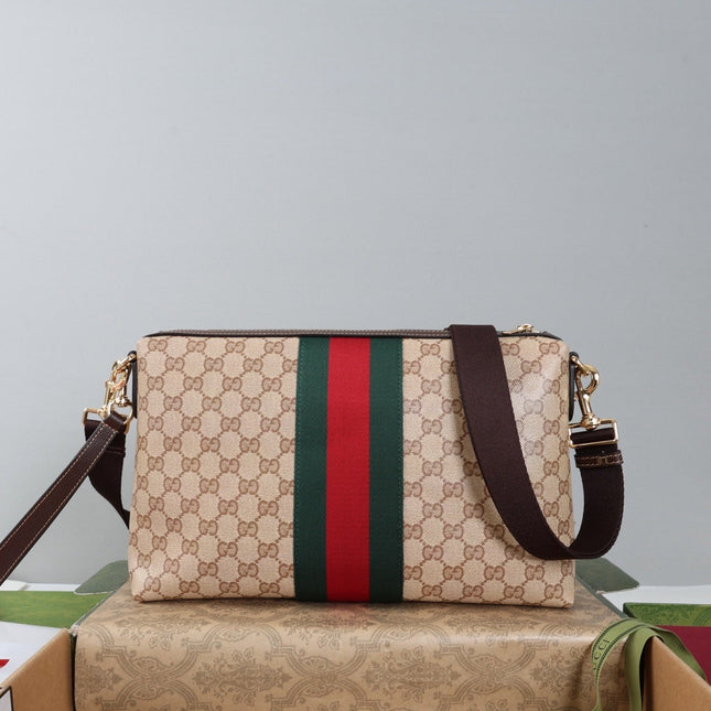GUCCI 26S CROSSBODY BAG 33 IN BEIGE CANVAS