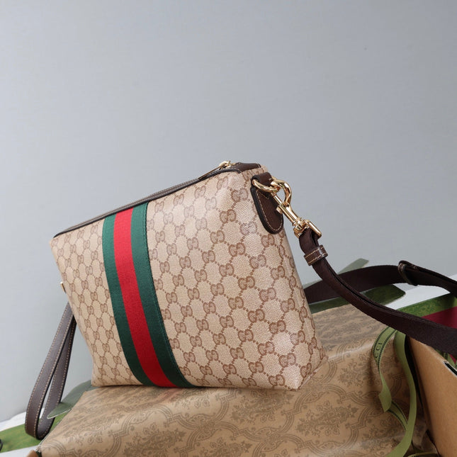 GUCCI 26S CROSSBODY BAG 33 IN BEIGE CANVAS