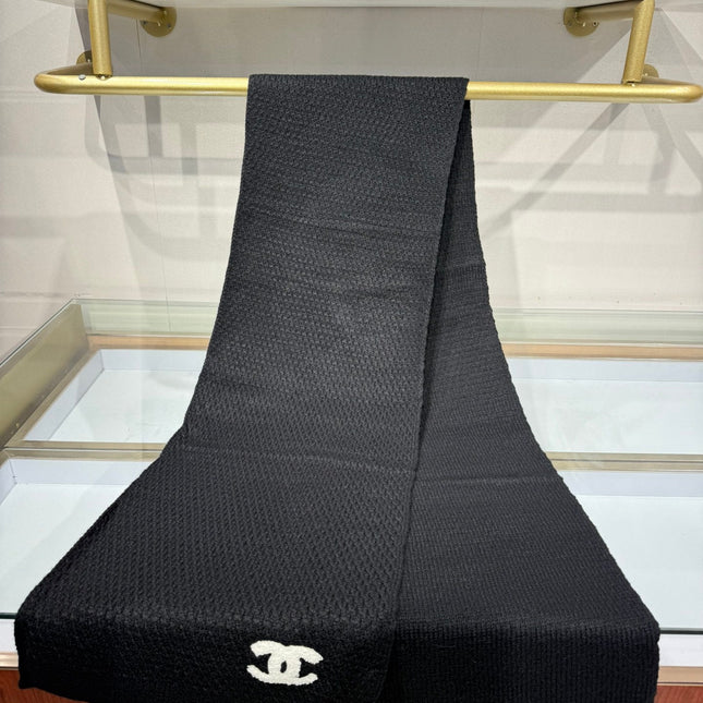 CHANEL 25S SCARF 175 CM IN  WOOL CASHMERE 943087
