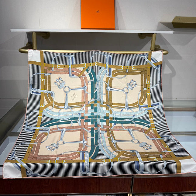 HERMES 26S SCARF 90 IN SILK 307102