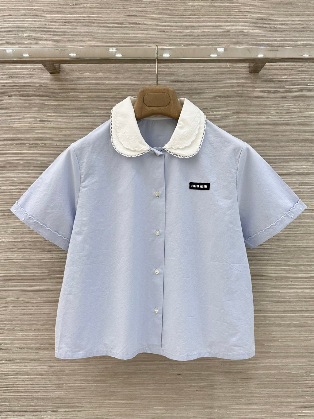 MIUMIU 26S SHORT-SLEEVE SHIRT STYLE 1112