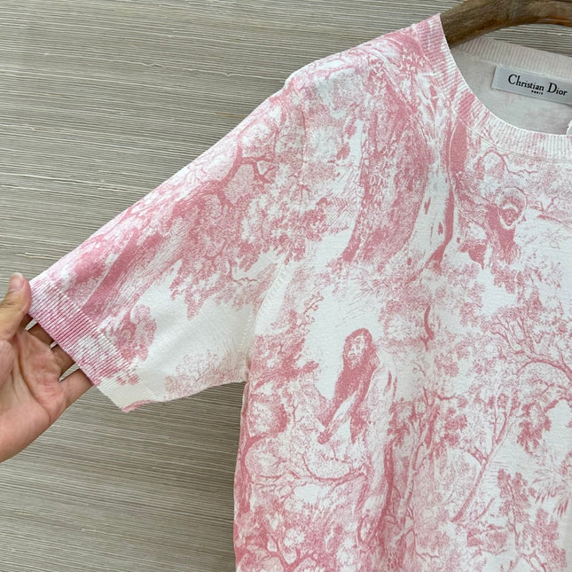 DIOR 26S SHORT-SLEEVE CREWNECK T-SHIRT 1344