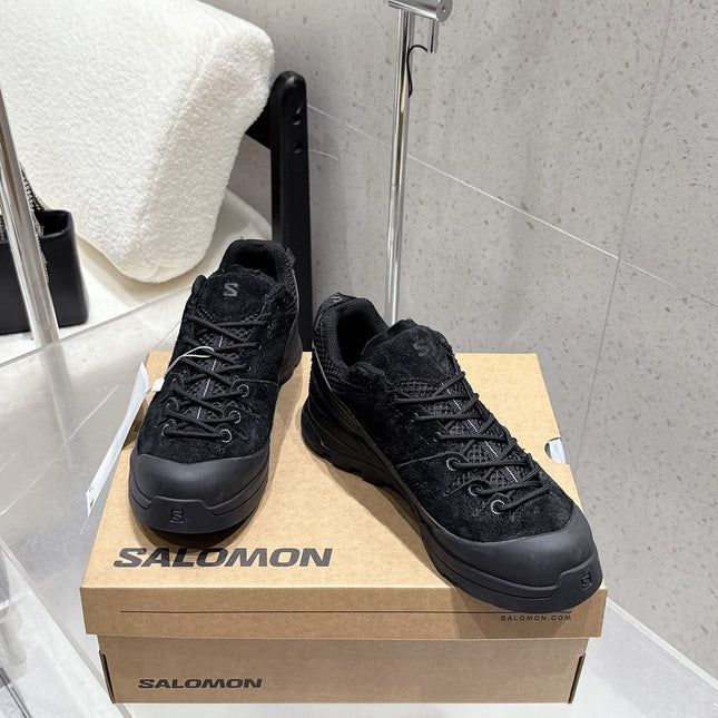 ALO 25S SALOMON AERO GLIDE 3 IN BLACK SUEDE
