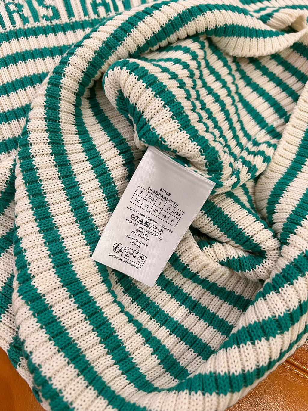 DIOR 25S KNIT TOP STYLE 386