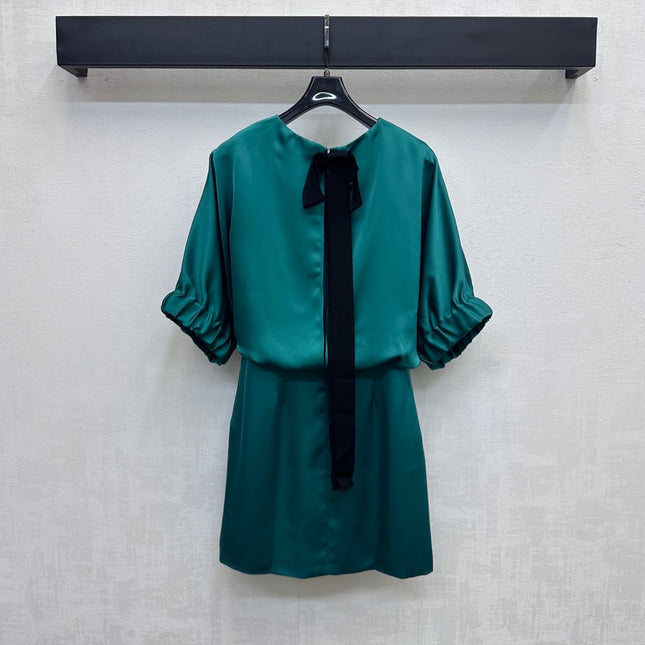MAXMA 25S SHORT SLEEVE DRESS WITH BOW 264552