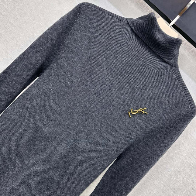 YSL 25S HIGH-NECK SWEATER STYLE 40