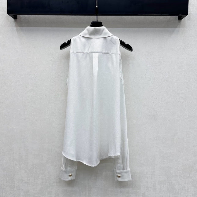 CHANEL 25S COLD-SHOULDER SHIRT 508