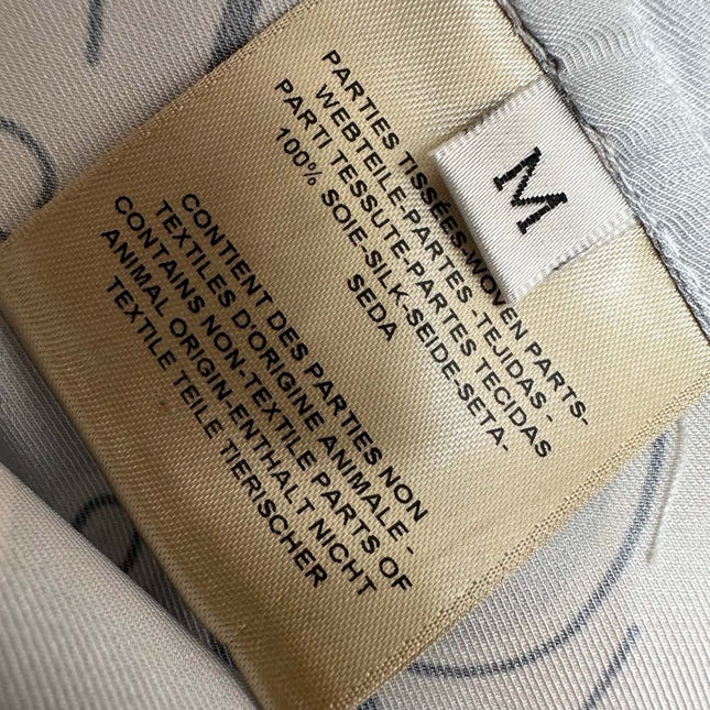 HERMES 26S SILK MIDI SKIRT 586