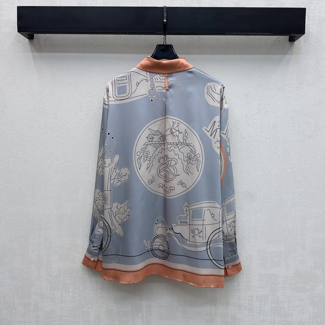 HERMES 26S LONG SLEEVE SHIRT 585