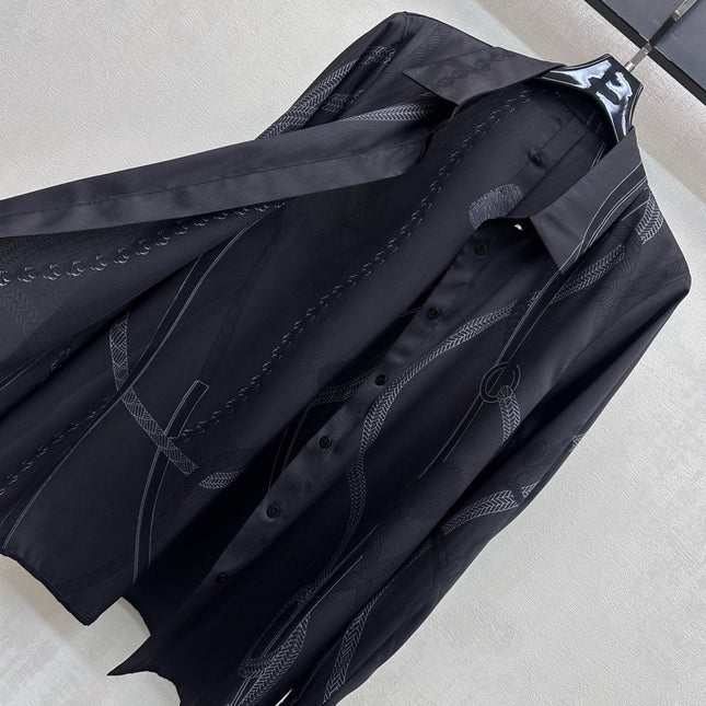 HERMES 26S SILK SHIRT 580