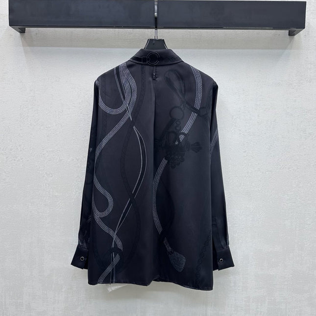 HERMES 26S SILK SHIRT 580