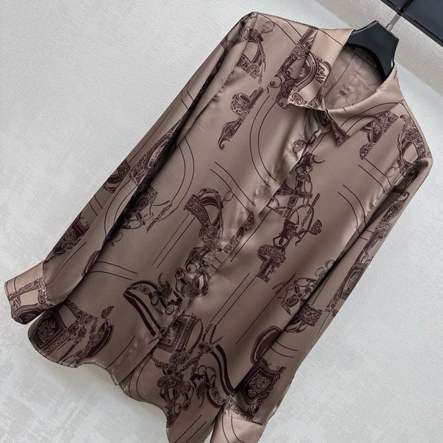 HERMES 26S LONG SLEEVED SHIRT 486
