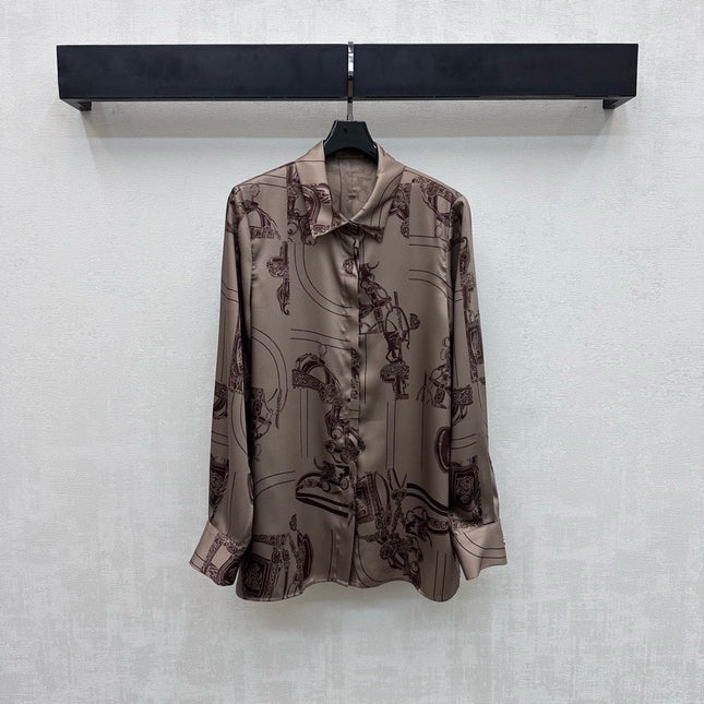 HERMES 26S LONG SLEEVED SHIRT 486