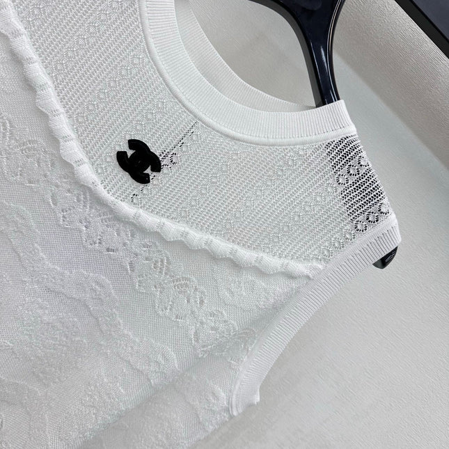 CHANEL 26S SLEEVELESS SWEATER STYLE 1063