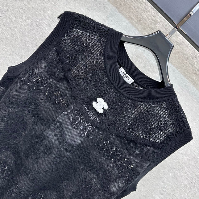 CHANEL 26S SLEEVELESS SWEATER STYLE 1064
