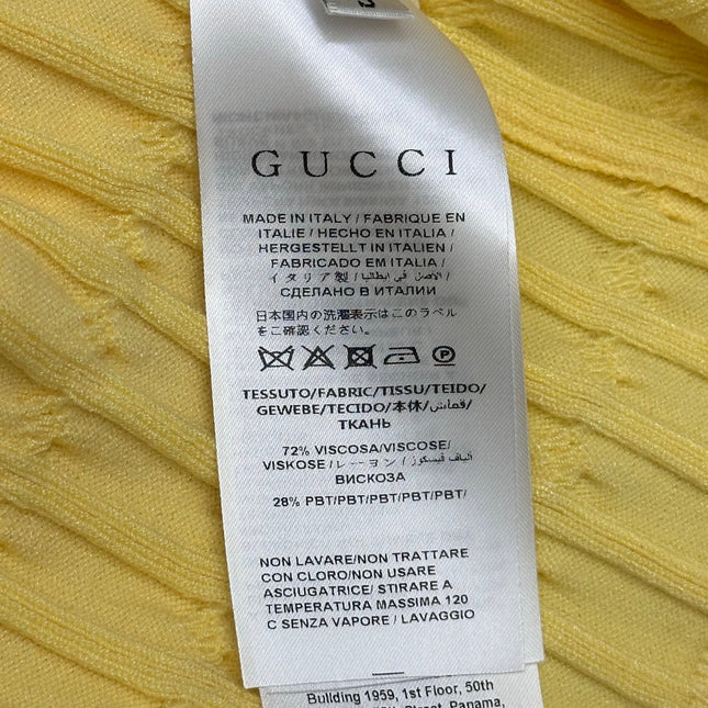 GUCCI 26S SHORT SLEEVE KNIT TOP 355