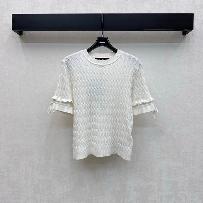 GUCCI 26S SHORT SLEEVE KNIT TOP 354