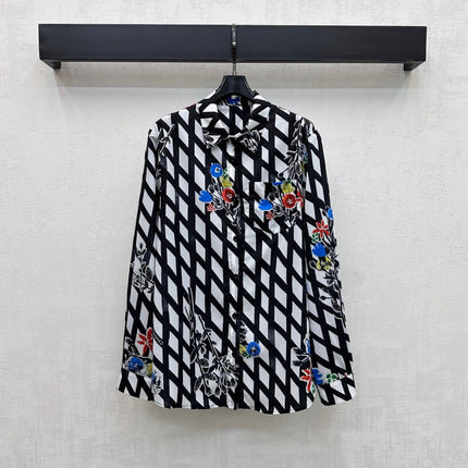 CHANEL 26S PATTERNED SHIRT STYLE 1170