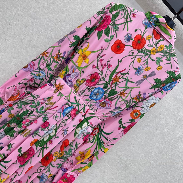 GUCCI 26S LONG PRINTED DRESS 300