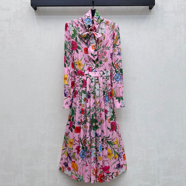 GUCCI 26S LONG PRINTED DRESS 300