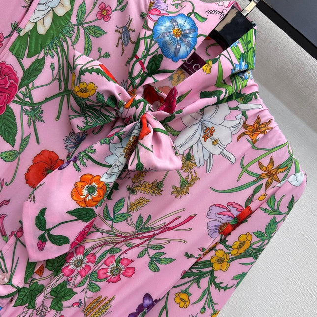 GUCCI 26S LONG PRINTED DRESS 300