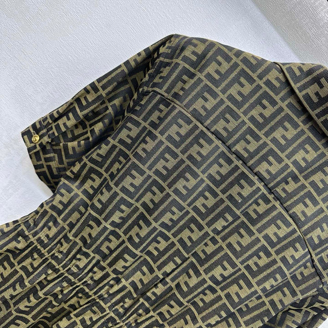 FENDI 26S SHORT-SLEEVE SHIRT DRESS 397