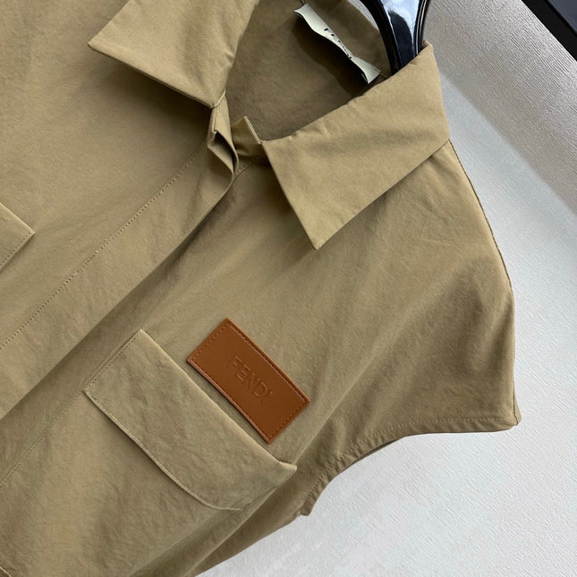 FENDI 26S BELTED SHIRT DRESS 377
