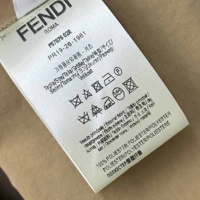 FENDI 26S BELTED SHIRT DRESS 377