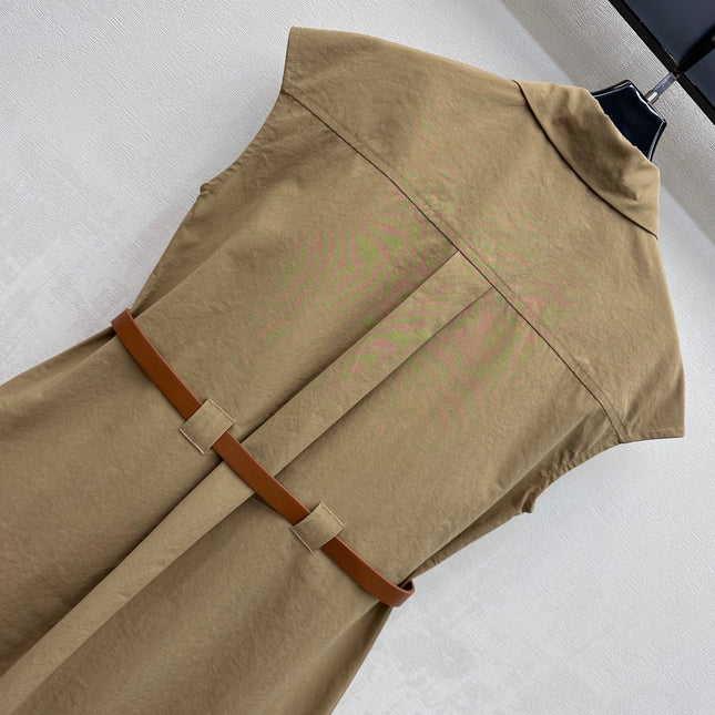 FENDI 26S BELTED SHIRT DRESS 377