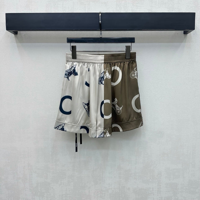 CELINE 26S SILK SHORTS 452
