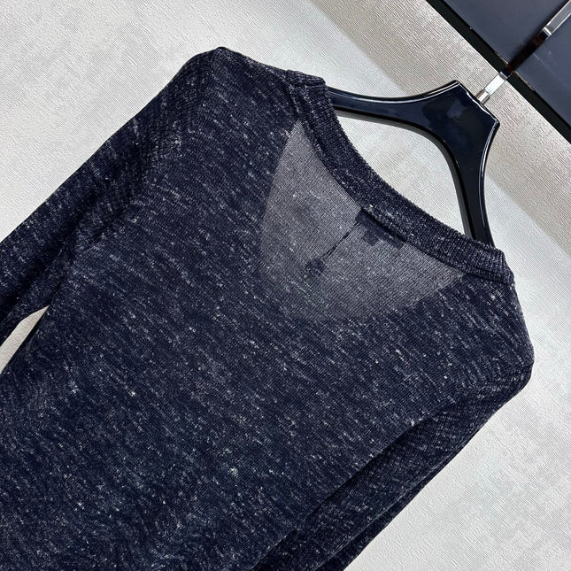 CHANEL 26S LONG-SLEEVE KNIT TOP 1381